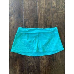 Teal Chaps Bathing Suit Bottoms (Size 6)